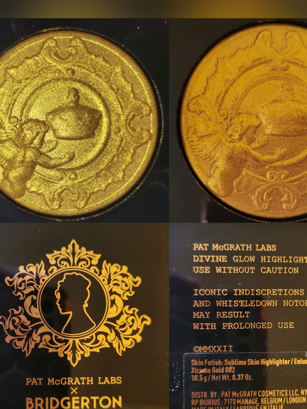 💫Face Need💫*Swatched 1x* LE Pat McGrath x Bridgerton XTREME GOLD Highlighter!